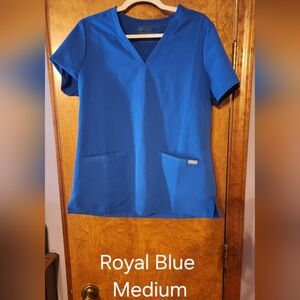 Figs Women's Top in Royal Blue